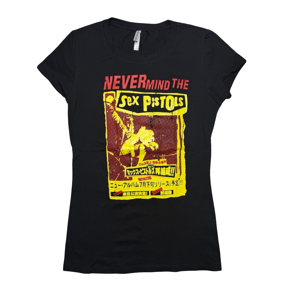 Women's Nevermind the Sex Pistols punk music band retro shirt XL